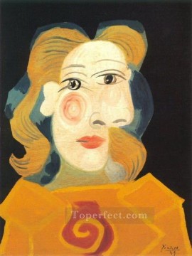  Maar Pintura - Tete de femme Dora Maar 1939 Cubistas